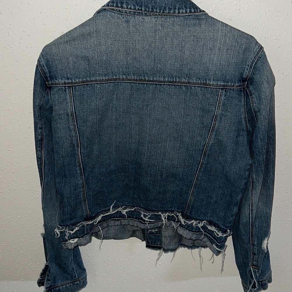 Distressed Denim Jacket - Picture 3 of 4